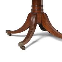 A Late George III Mahogany Triple Pedestal Dining Table