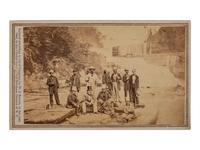 [SEWARD, William H. (1801-1872)]. 3 CDVs including Secretary Seward's Diplomatic Party, At Trenton High Falls, N. Y. Utica, NY: W. J. Baker, 1863.