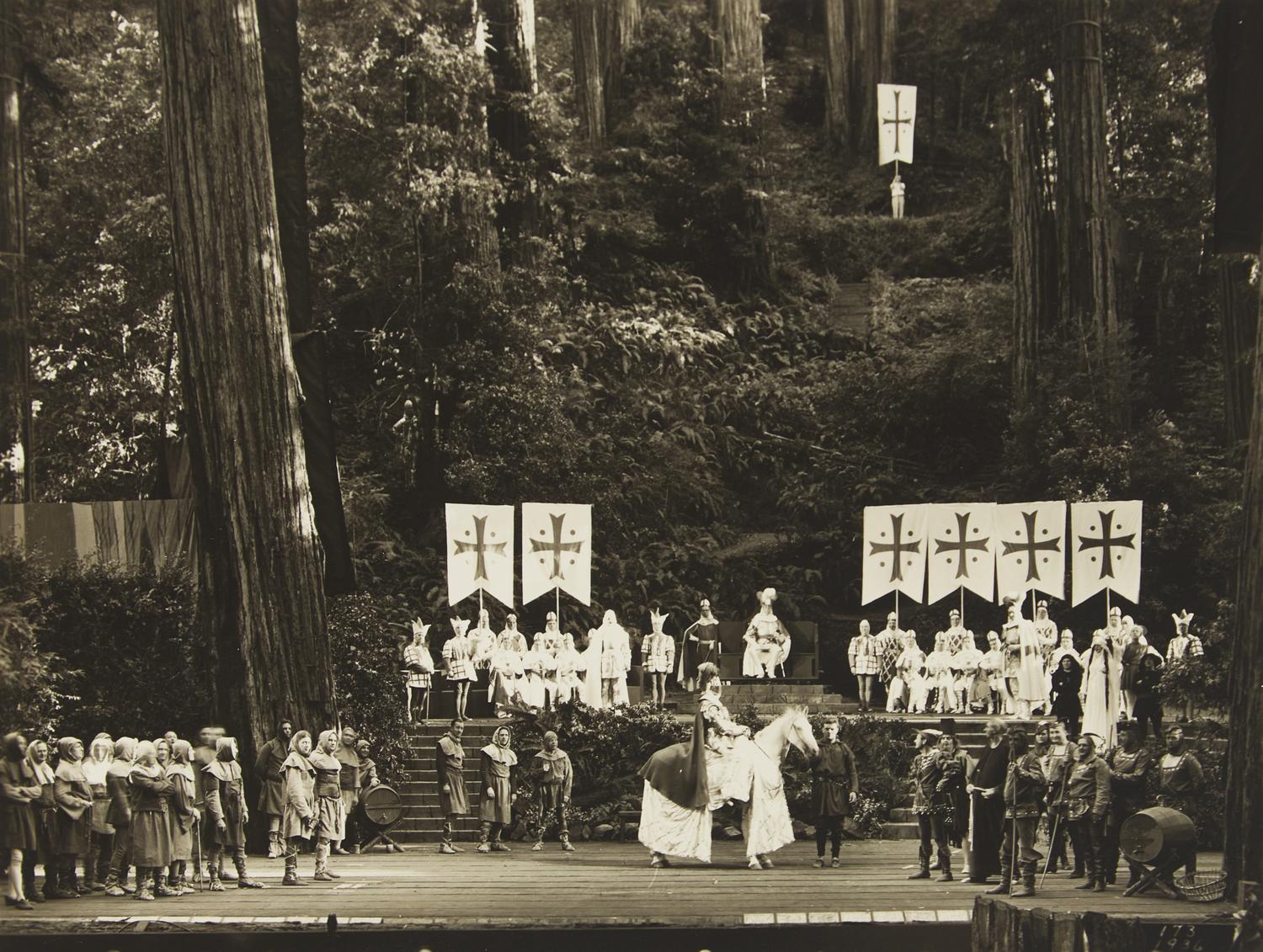 [Americana] Photograph Album of the Bohemian Grove Encampment, 1936, and Other Ephemera