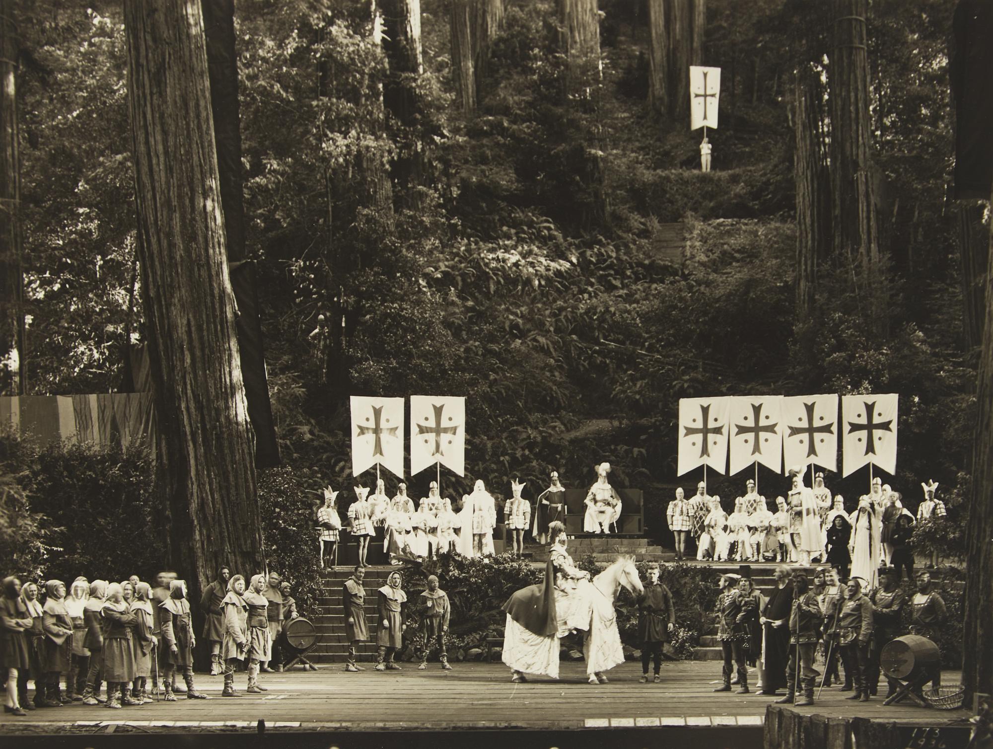 [Americana] Photograph Album of the Bohemian Grove Encampment, 1936, and Other Ephemera