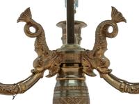 An Empire Style Brass Bouillotte Lamp