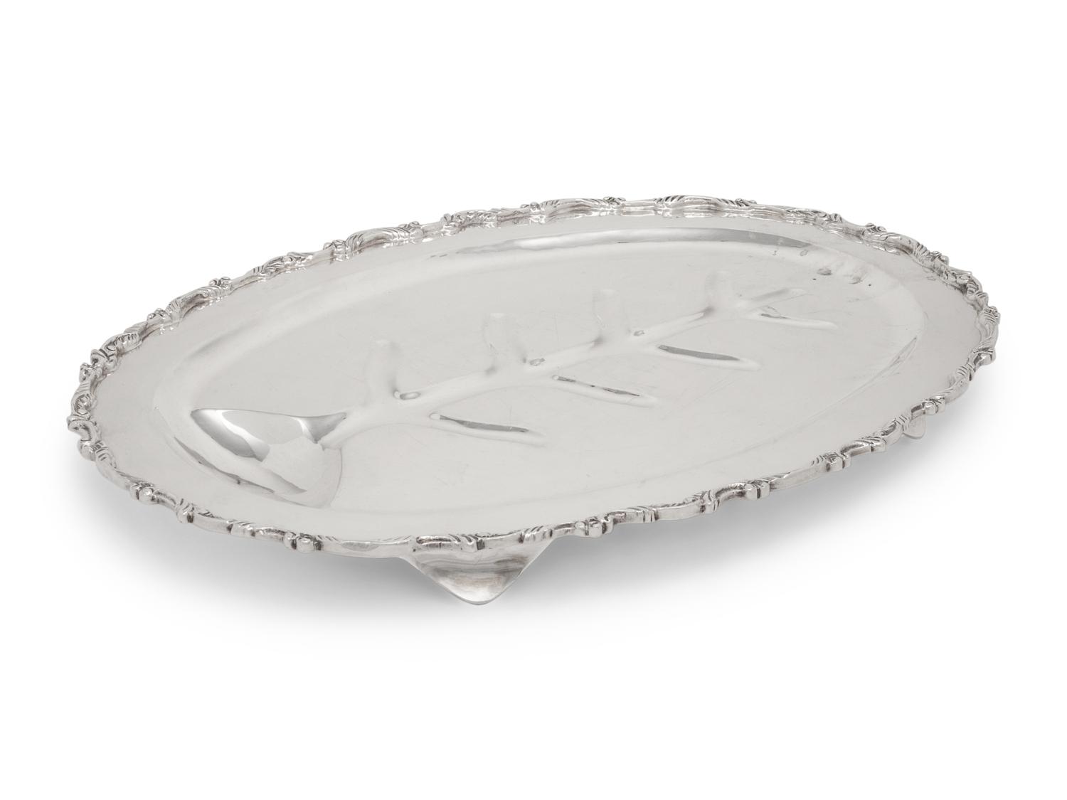 A Mexican Silver Well-and-Tree Platter