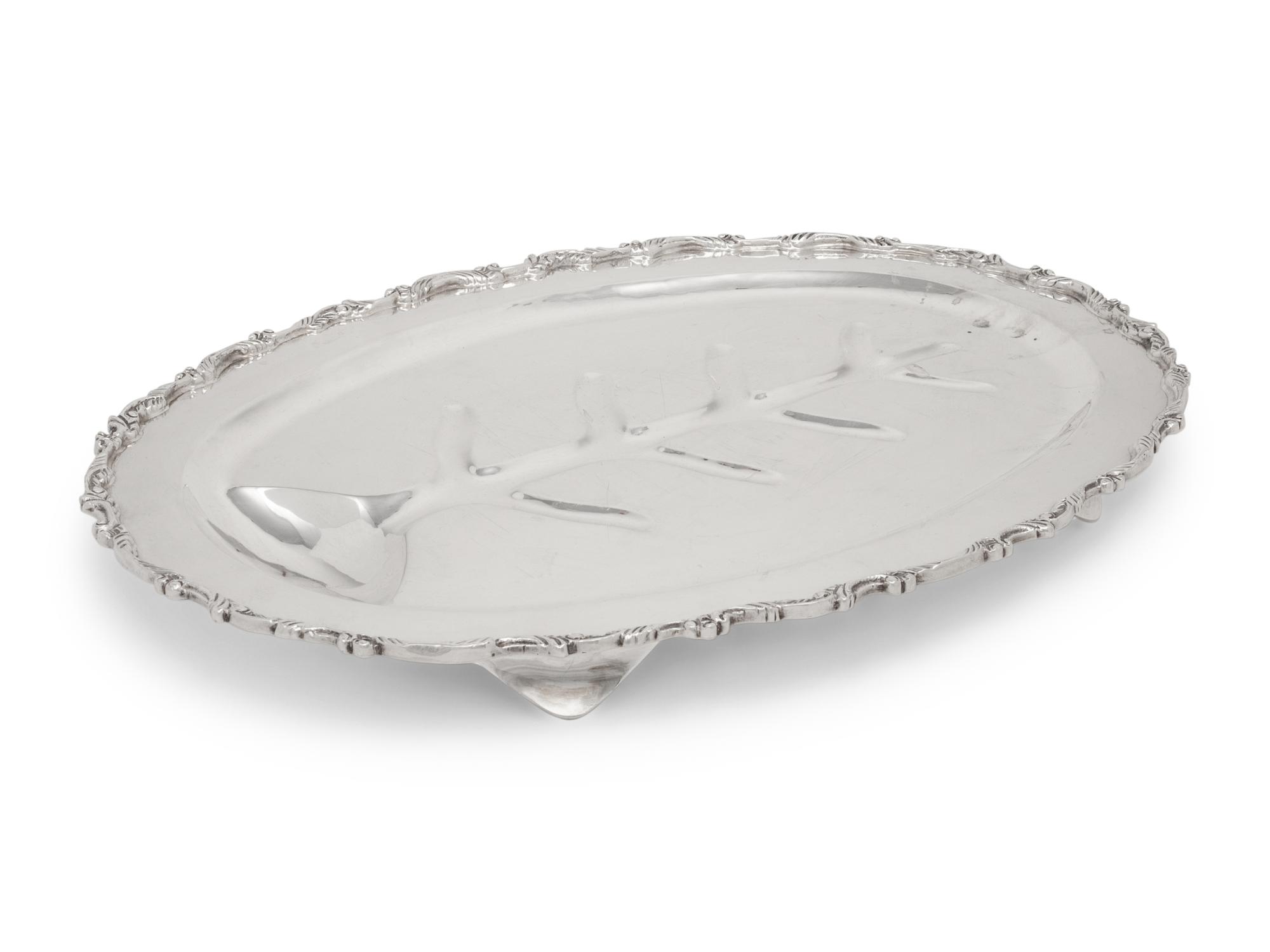 A Mexican Silver Well-and-Tree Platter