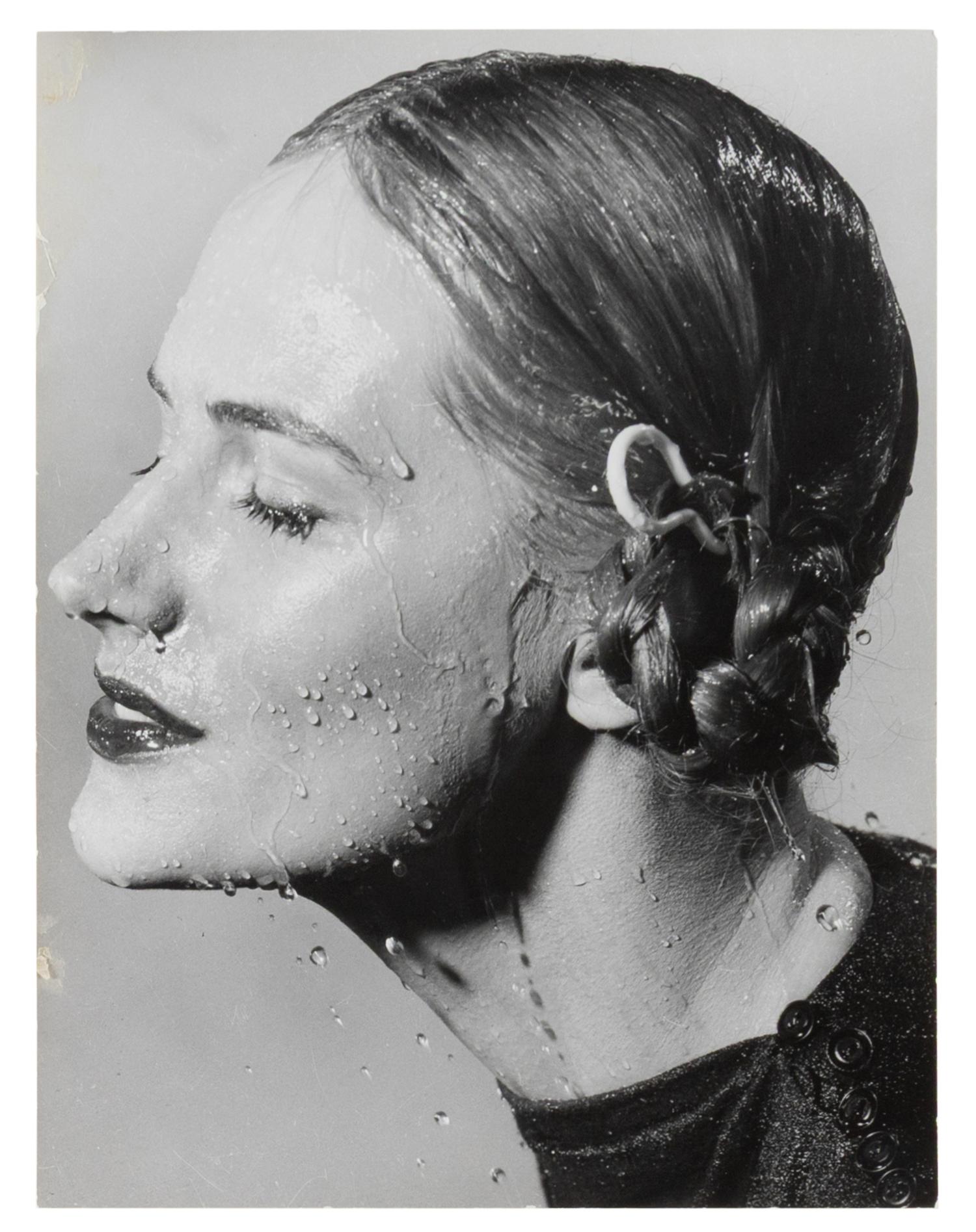 A Group of Four Works depicting models in the rain for Vogue, Glamour, and Life Magazines, 1941-45
