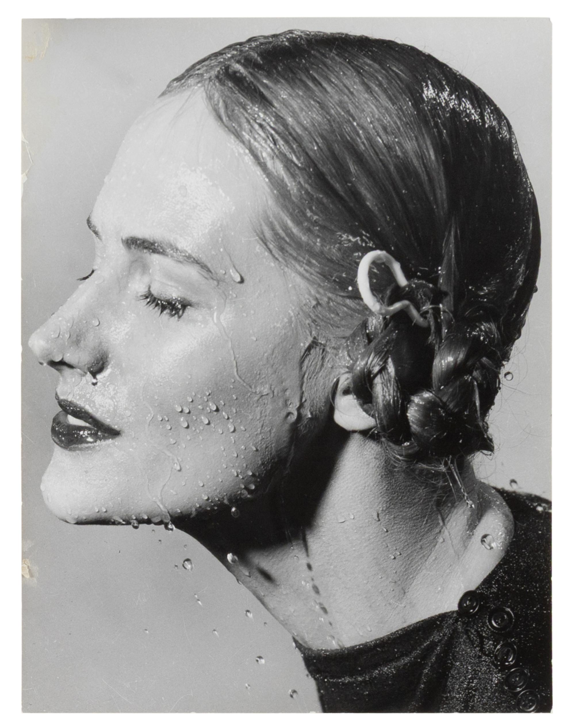 A Group of Four Works depicting models in the rain for Vogue, Glamour, and Life Magazines, 1941-45