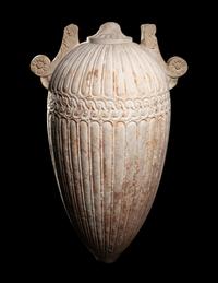 A Greek Marble Loutrophoros