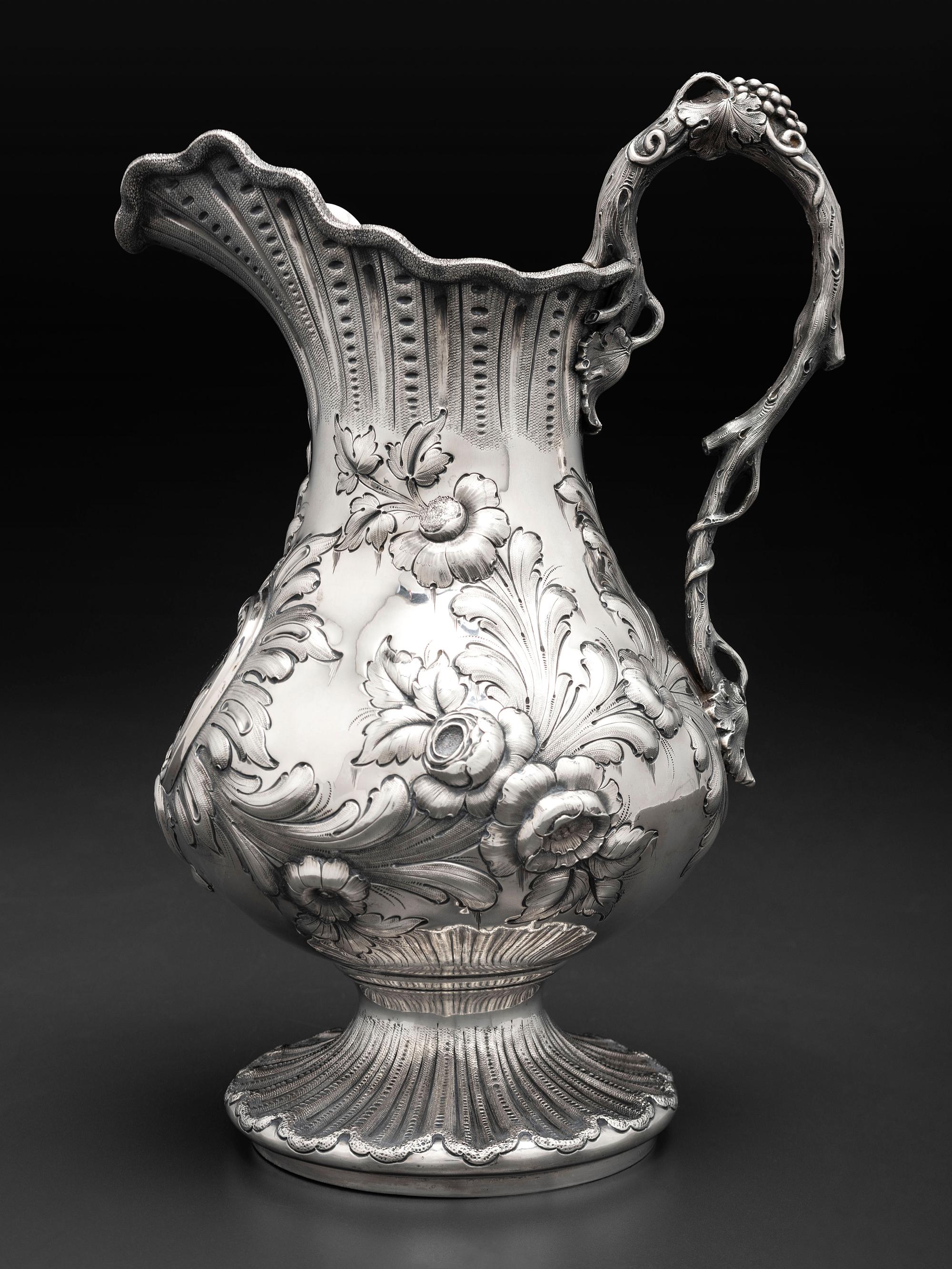 An American Silver Pitcher