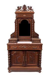 A Chest of Drawers Height 91 inches x width 44 1/2 x depth 22 1/4 inches.