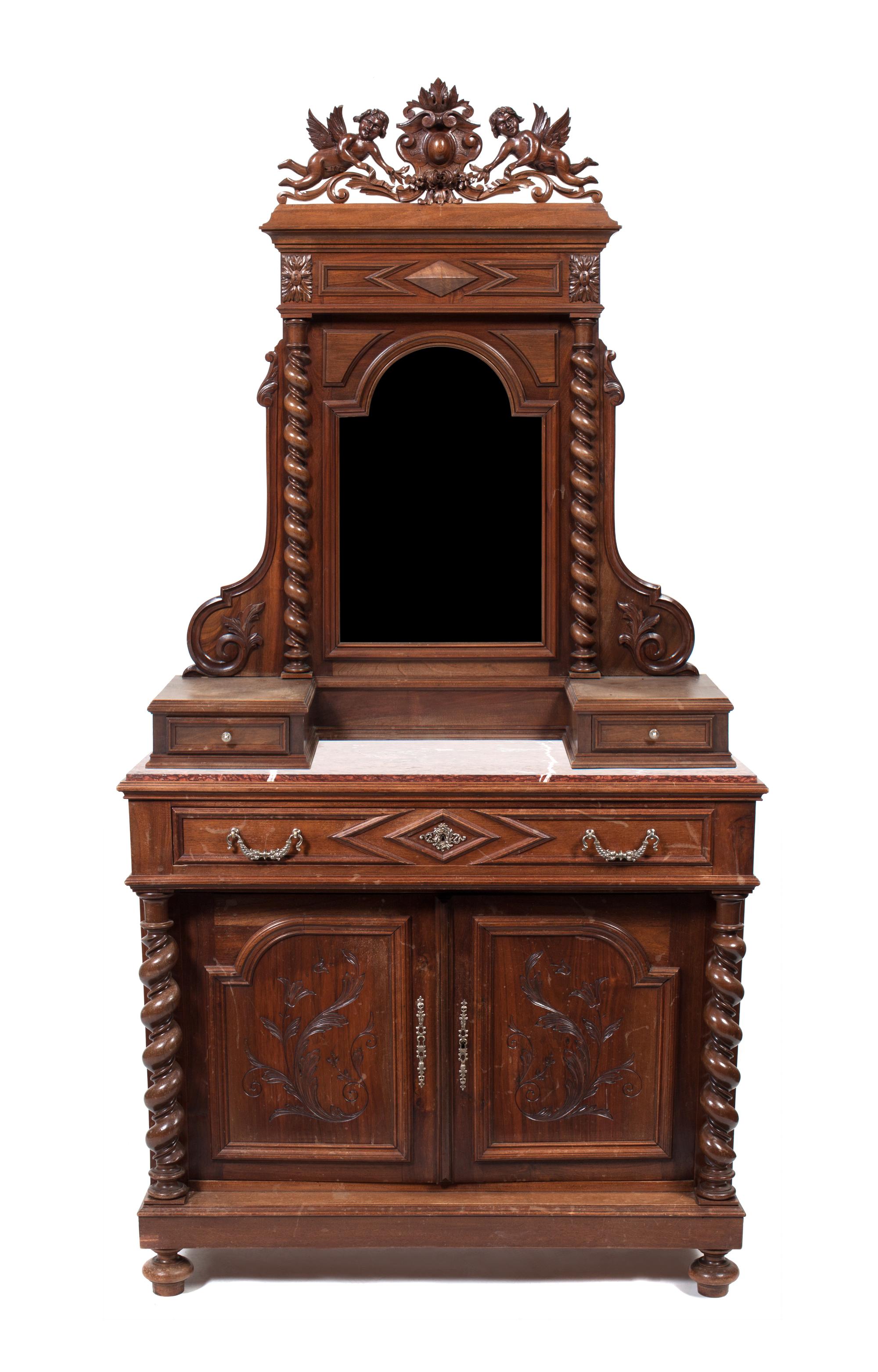 A Chest of Drawers Height 91 inches x width 44 1/2 x depth 22 1/4 inches.