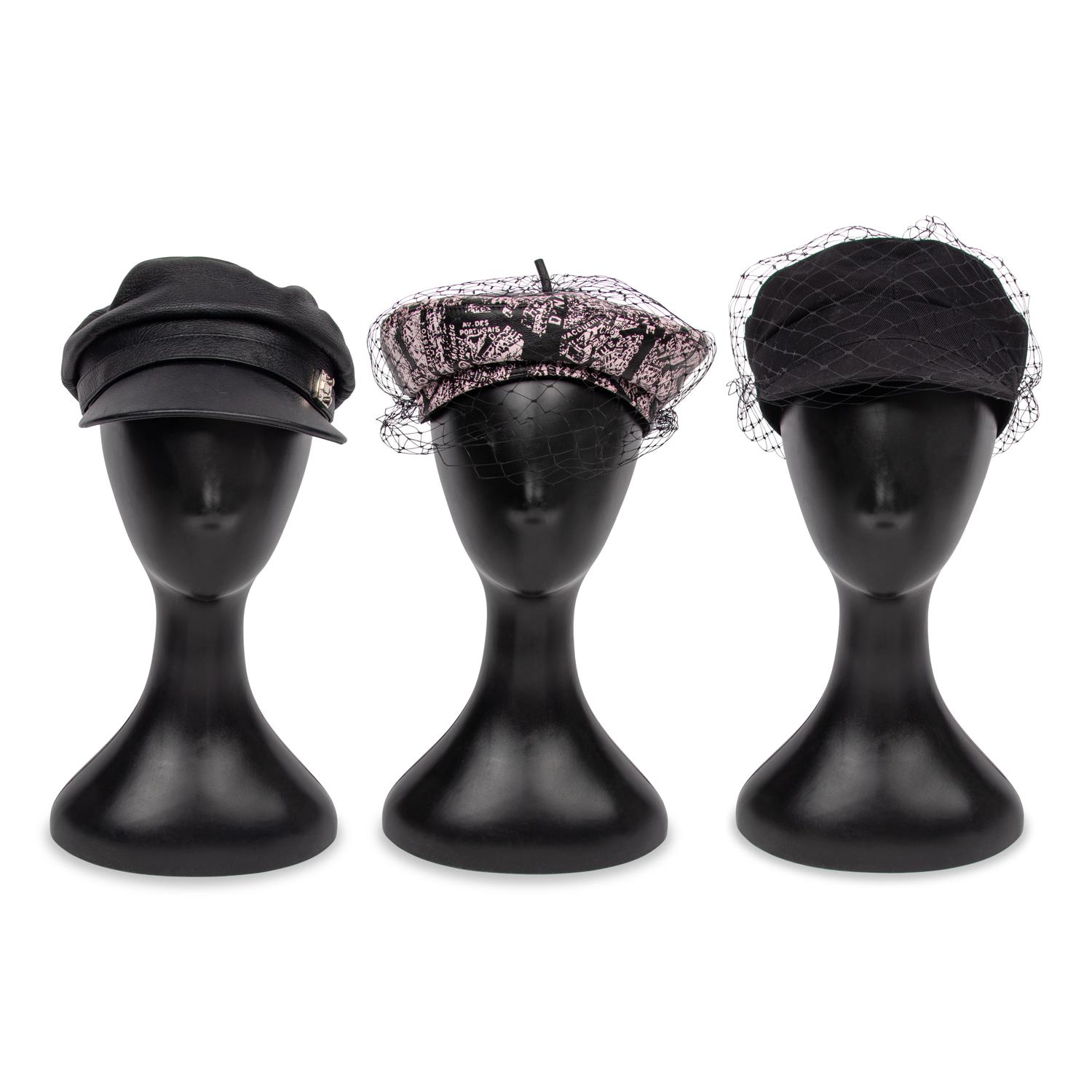 GUCCI & DIOR, THREE HATS