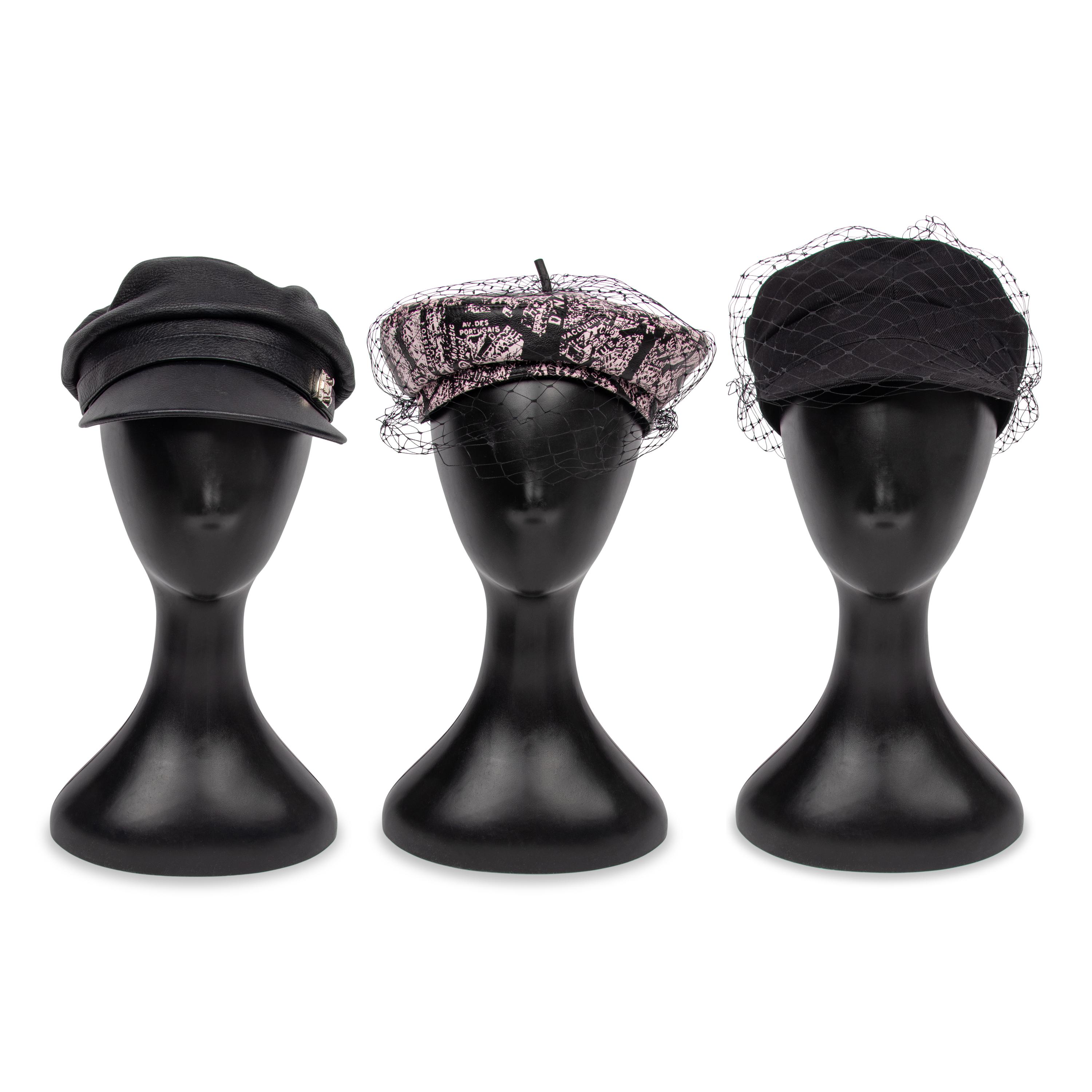 GUCCI & DIOR, THREE HATS