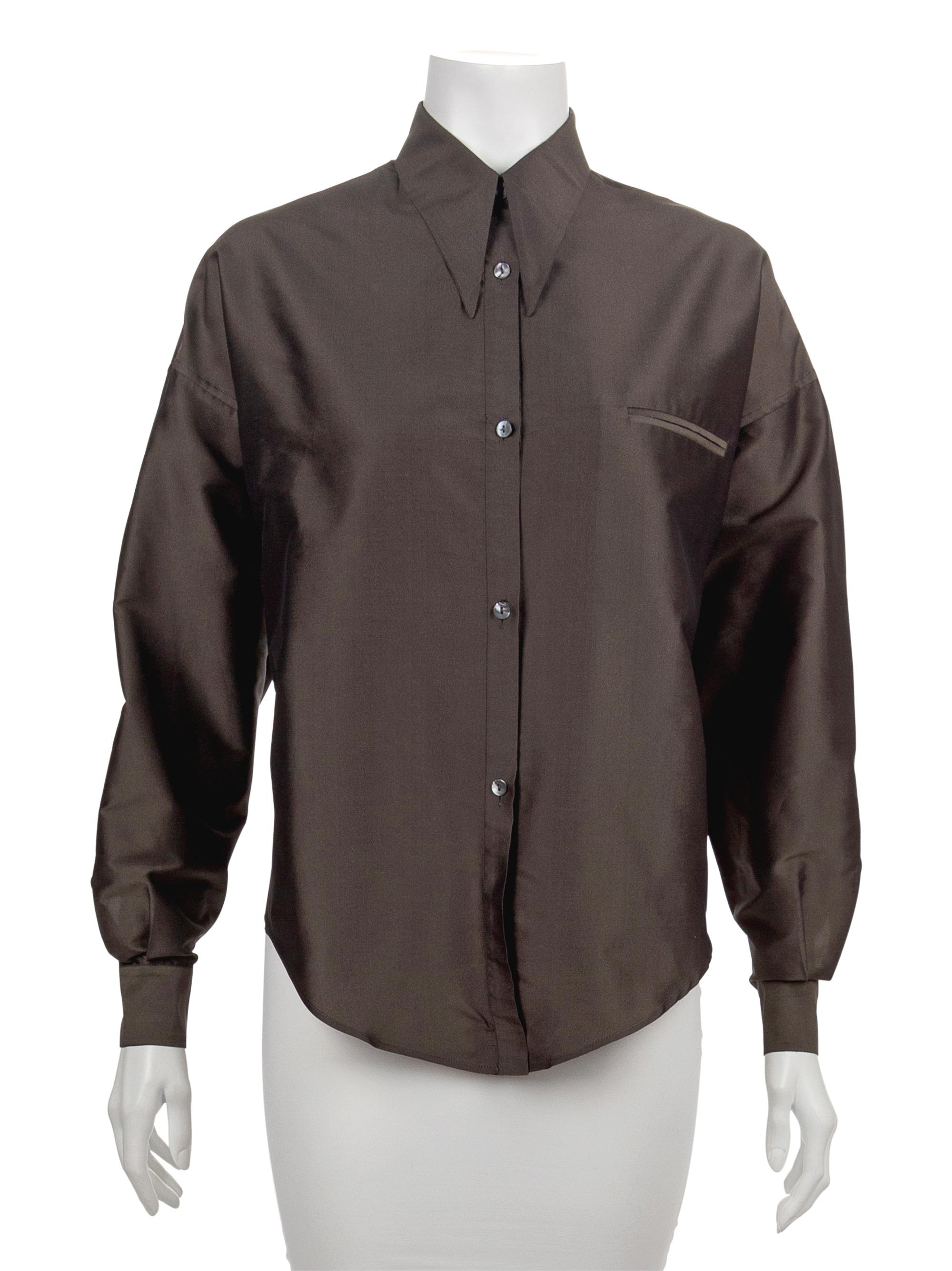 One Norman Kamali Blouse and One Romeo Gigli Blouse, 1980s-1990s