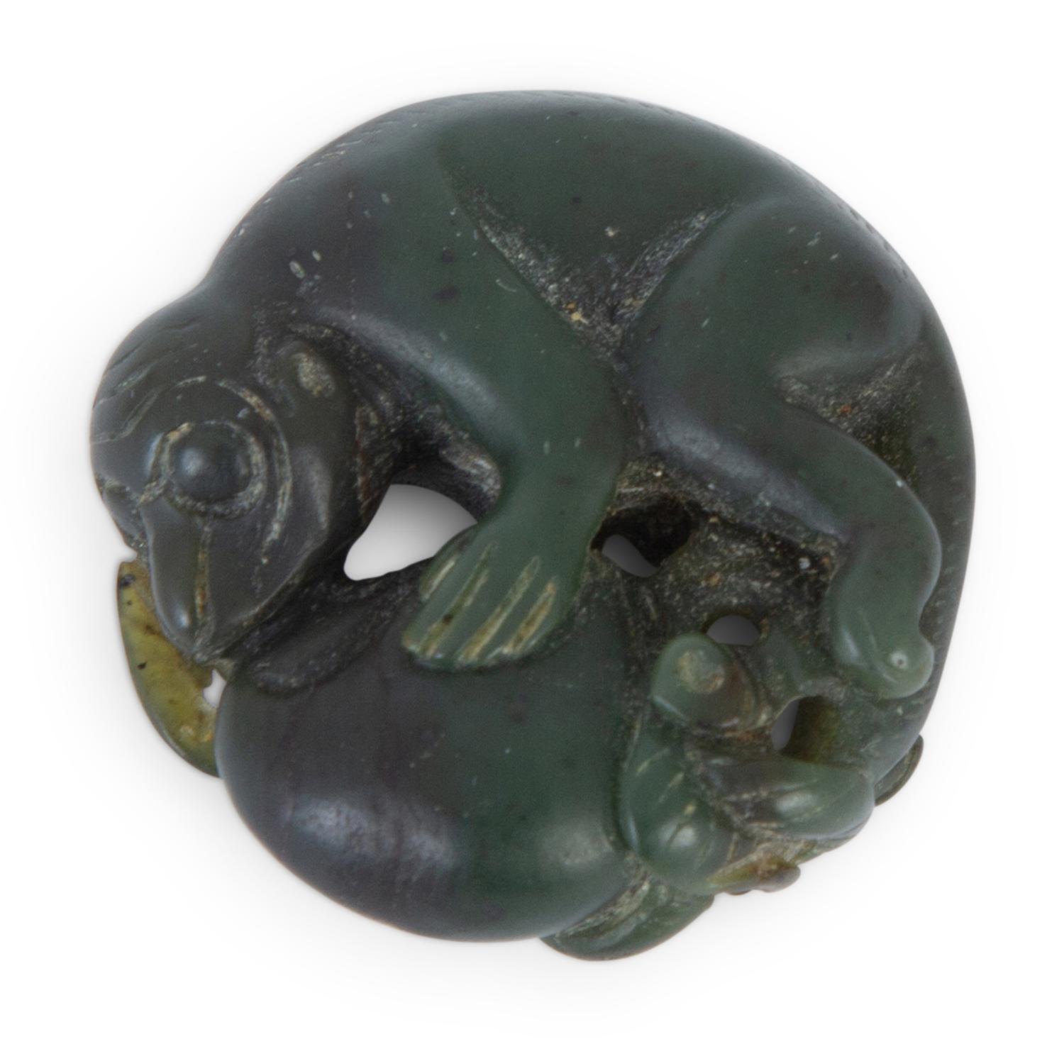 A Group of Four Chinese Carved Hardstone Ornaments — 20TH CENTURY