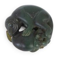 A Group of Four Chinese Carved Hardstone Ornaments — 20TH CENTURY