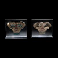 Two Egyptian Bead Masks