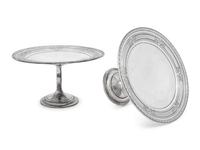 A Pair of American Silver Tazze