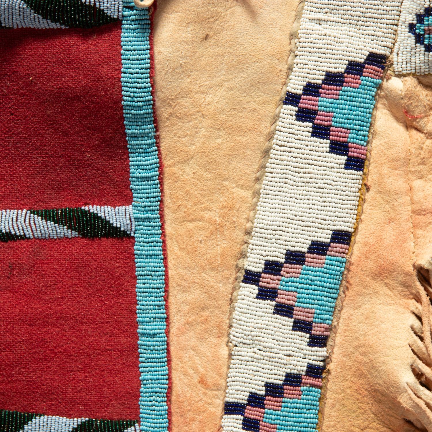 Apsáalooke Child's Beaded Hide Shirt