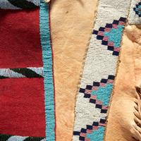 Apsáalooke Child's Beaded Hide Shirt