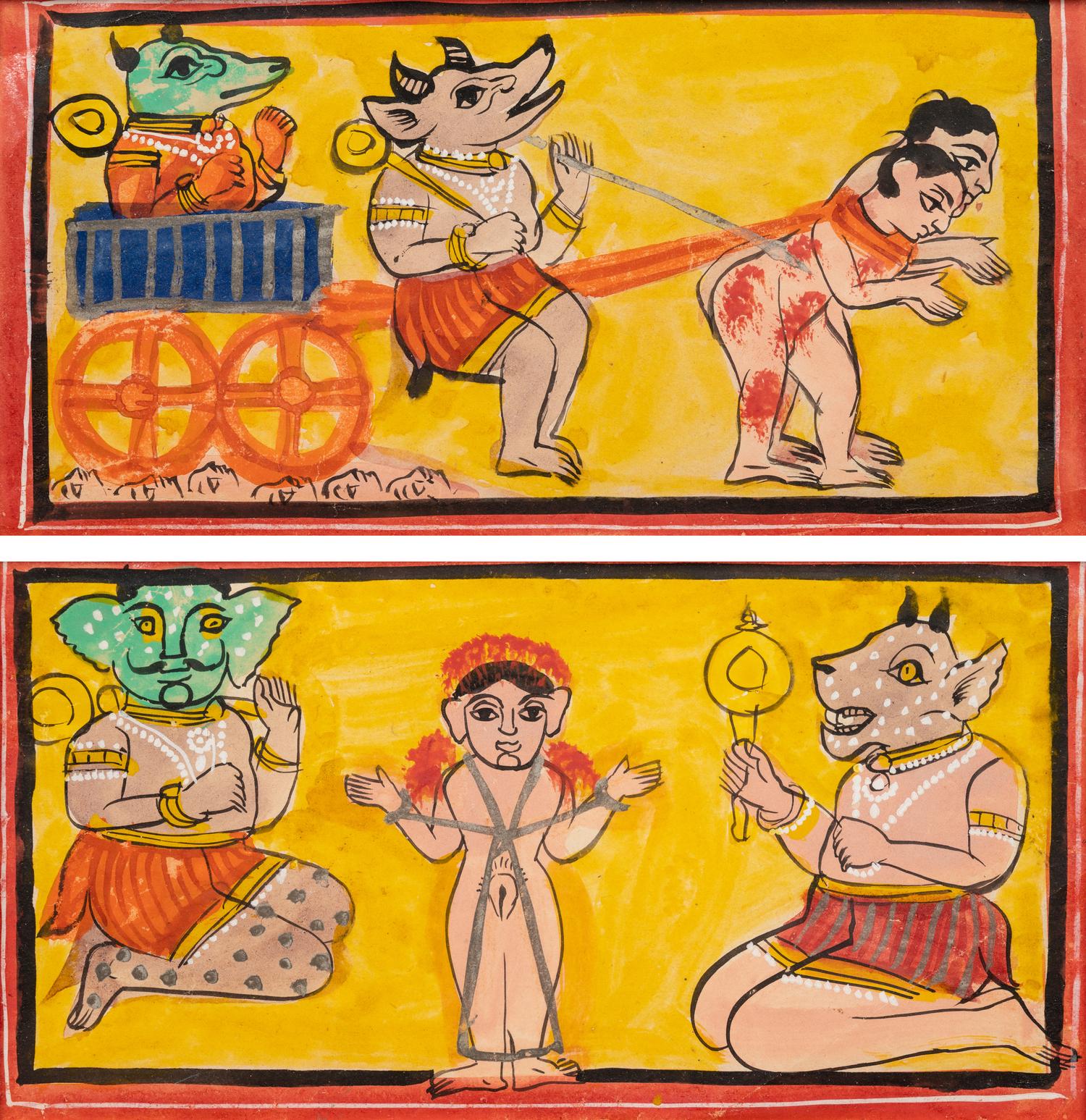 Two Framed Works on Paper