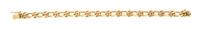A 14 Karat Yellow Gold Fancy Link Bracelet, 14.20 dwts.