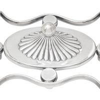 Two George III Silver-Plate and Waterford Cut Glass Epergnes