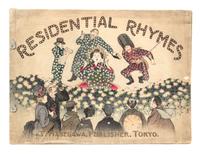 EDWARDS, OSMAN. Residential Rhymes. Tokyo, n.d. [c. 1900] with 22 color woodblocks on crepe paper.