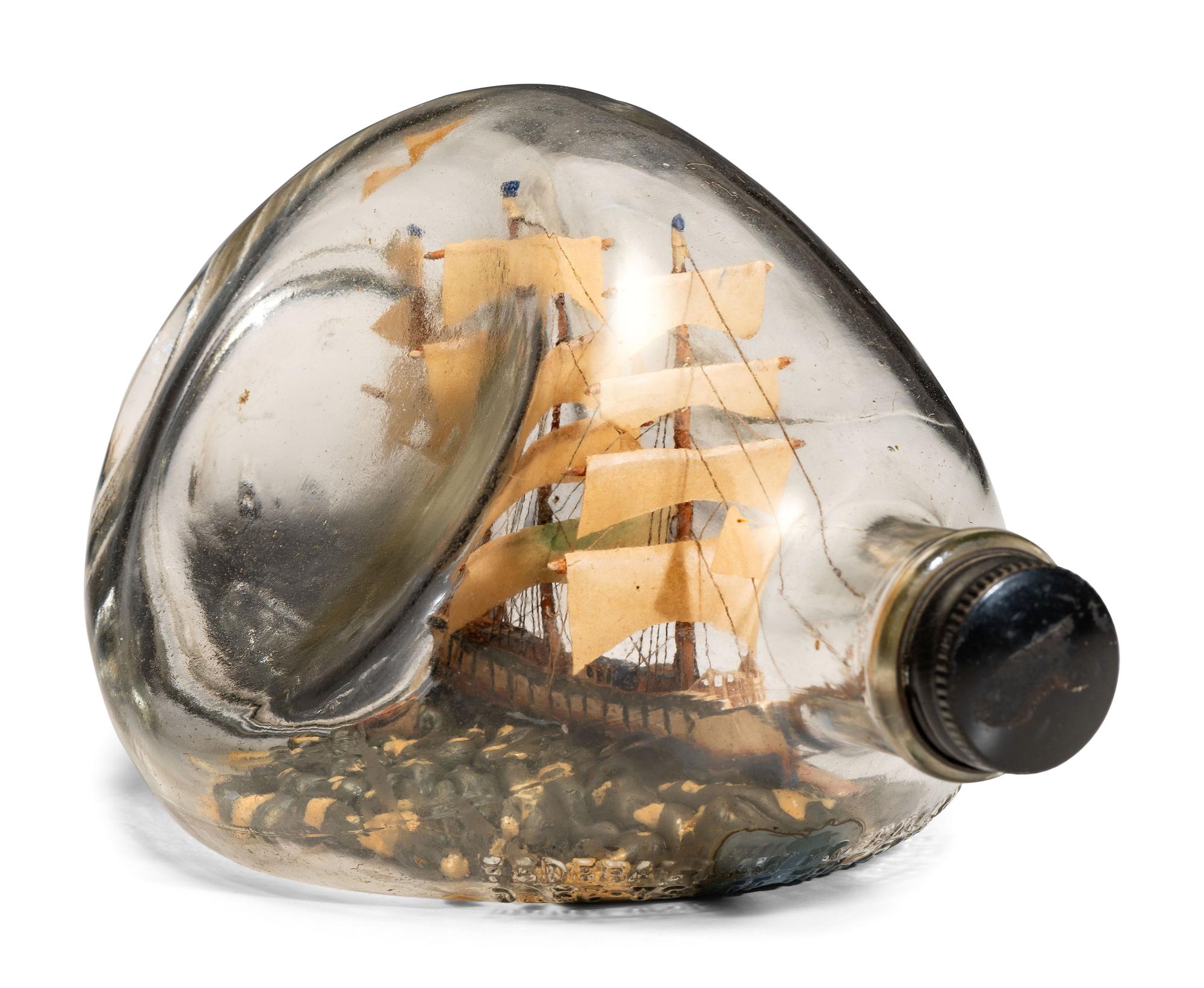 Three Miniature Ship Models