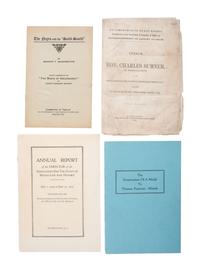 [CIVIL RIGHTS]. A group of 4 pamphlets, including: WASHINGTON, Booker T. (1856-1915). The Negro and the "Solid South."