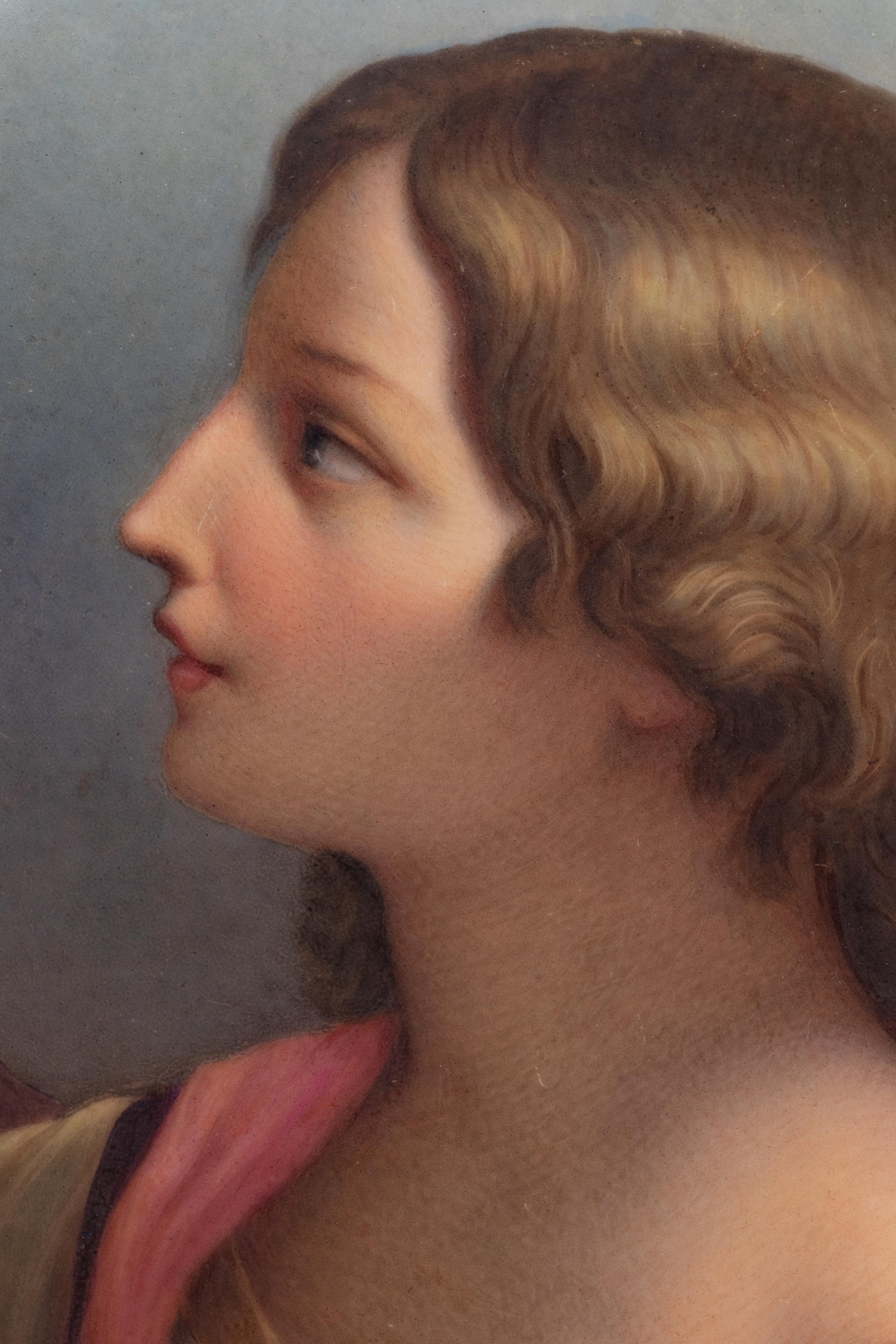 A Berlin (K.P.M.) Porcelain Plaque