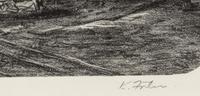 Surrealist Landscape and Abandoned Car (two works)