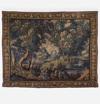 A large Flemish verdure tapestry Probably 18th century