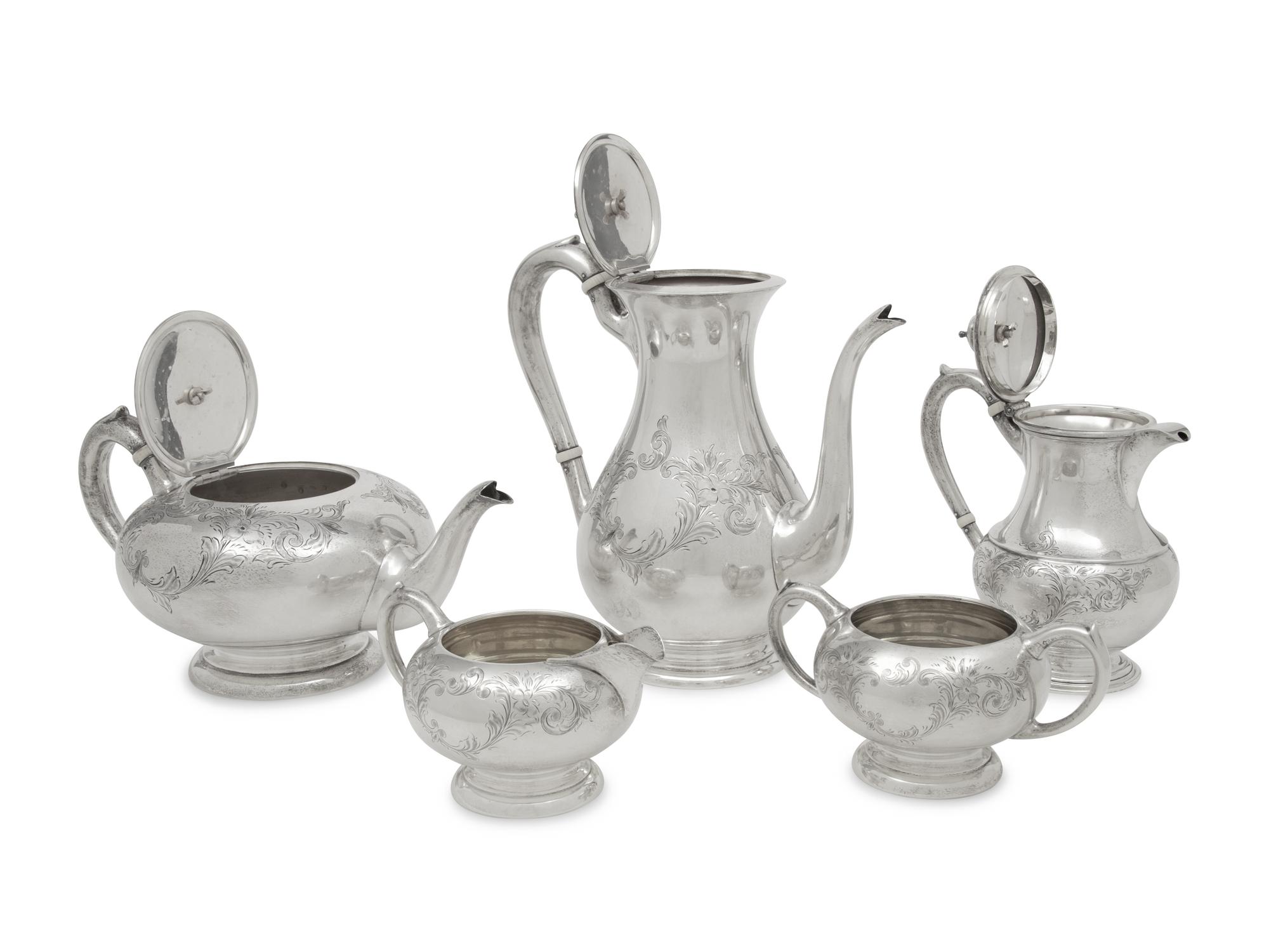 A Canadian Silver Six-Piece Tea and Coffee Service