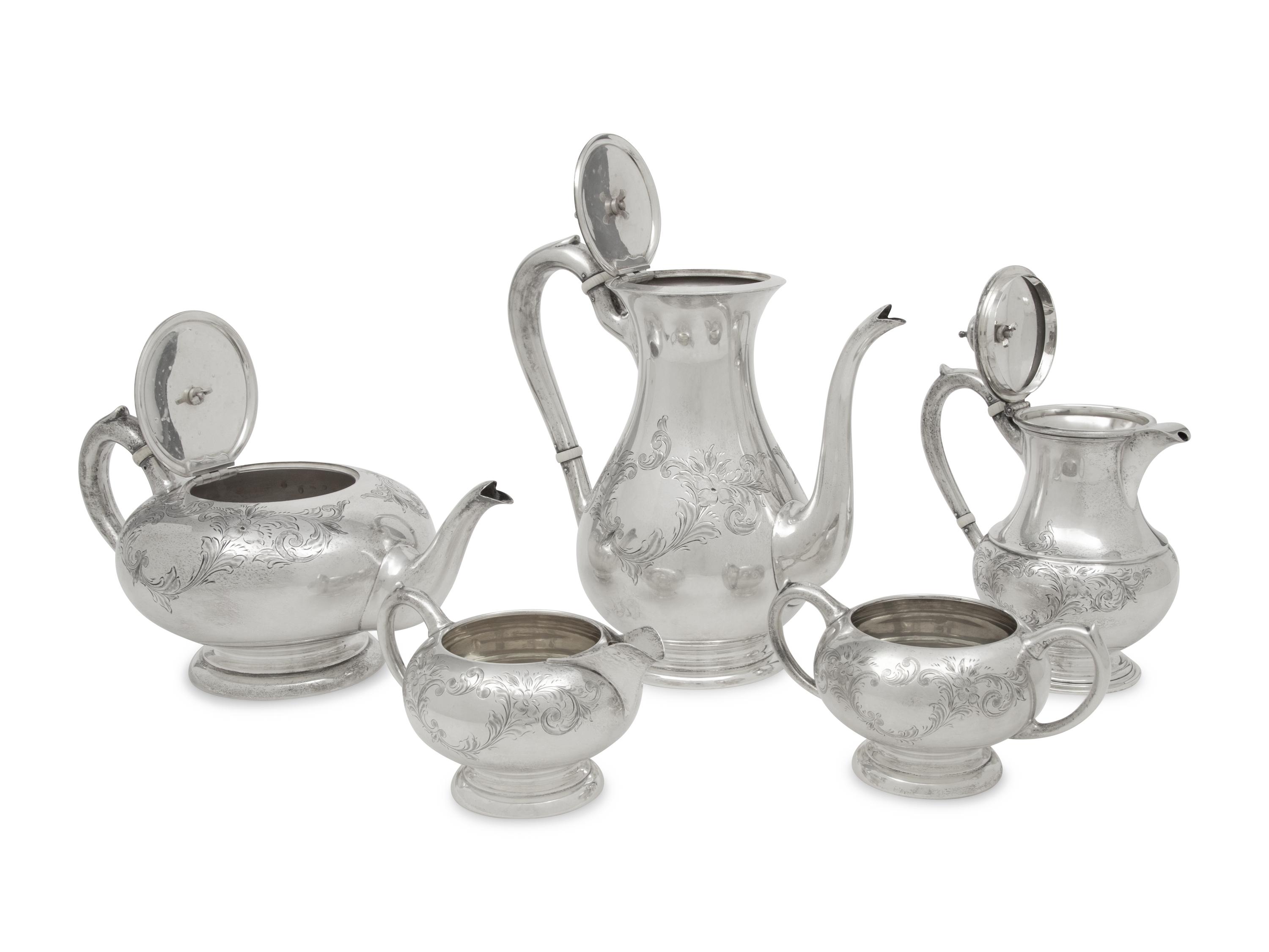 A Canadian Silver Six-Piece Tea and Coffee Service
