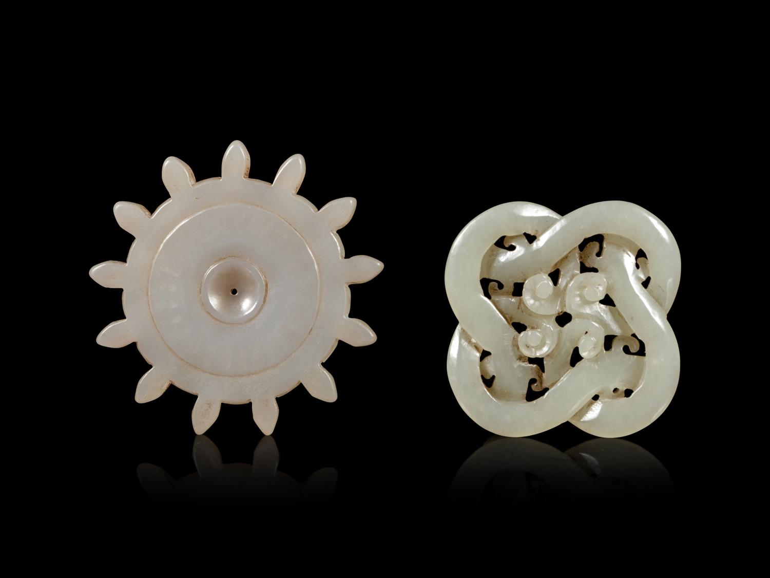Two Chinese Jade Pendants
