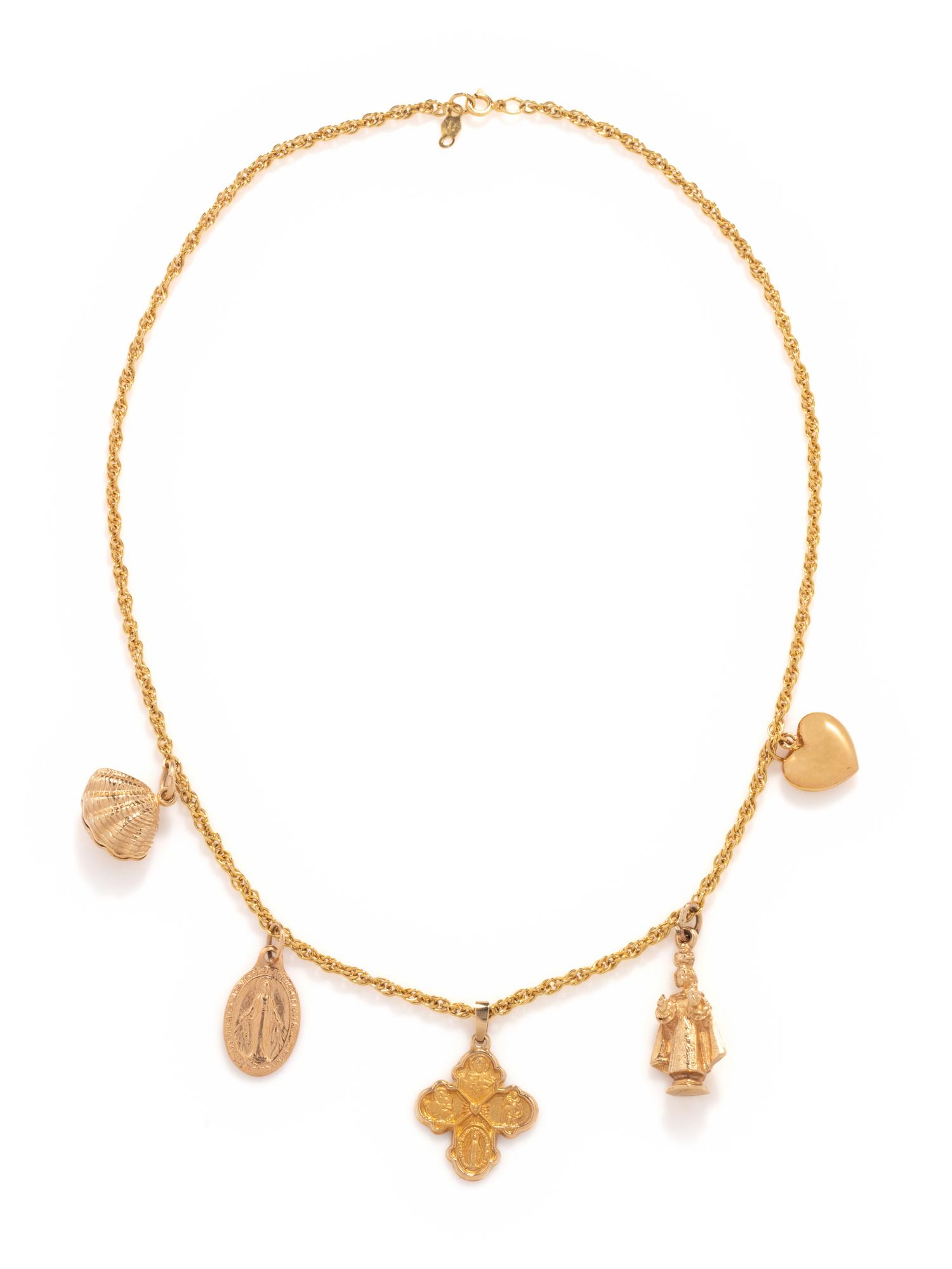 RELIGIOUS CHARMS NECKLACE