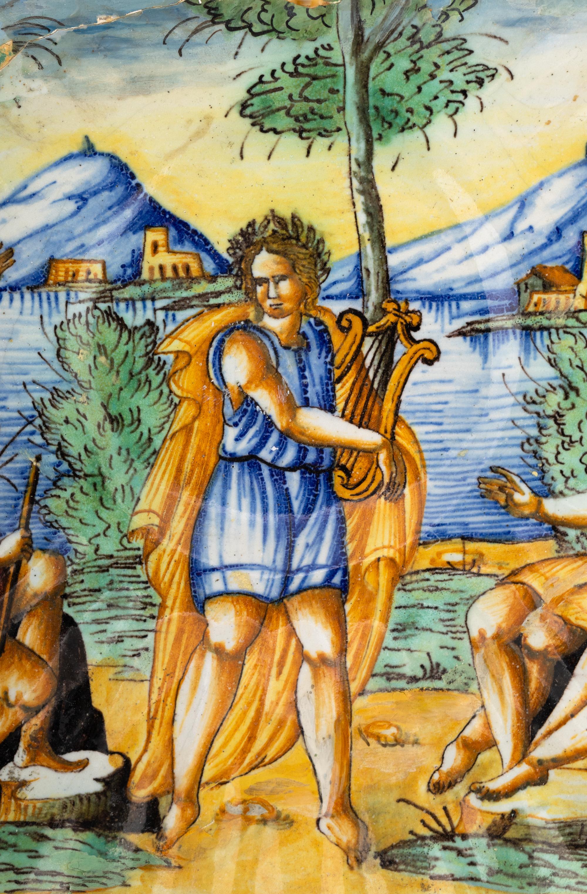An Italian Majolica Plate