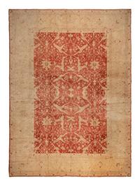 An Indo-Tabriz Wool Rug