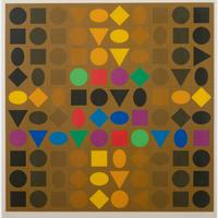 Untitled (Geometric Grid)