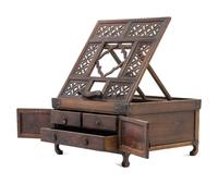 A Chinese Jichimu Mirror Stand