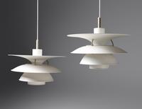 Pair of PH 6 - 6.5 Charlottenburg Pendant Lamps Louis Poulsen, Denmark