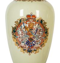 Approved for Donation A Pair of Samson Style Enameled Porcelain Vases Mounted as Lamps