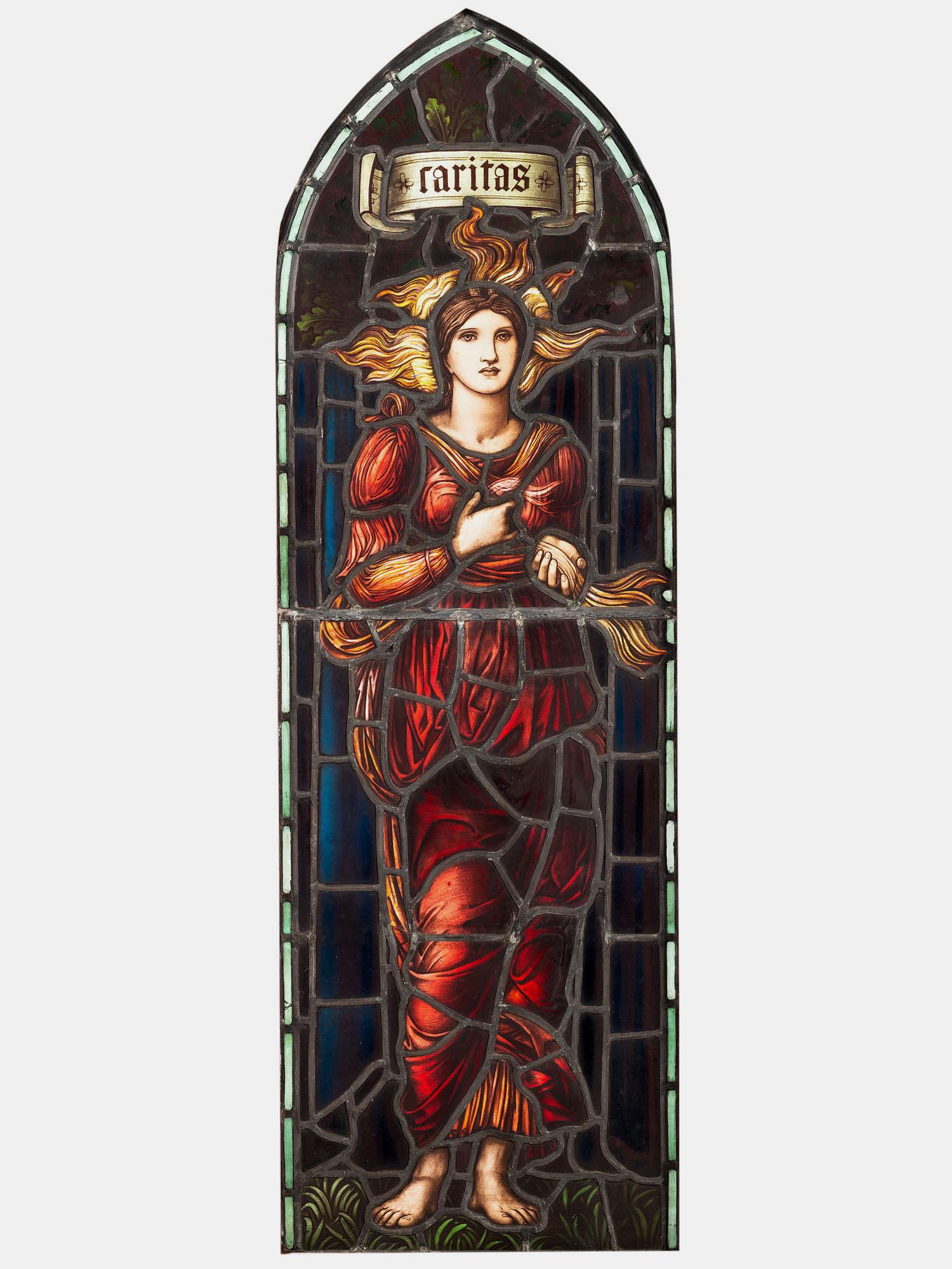 Caritas Stained Glass Window