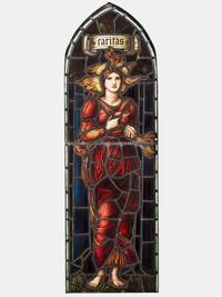 Caritas Stained Glass Window