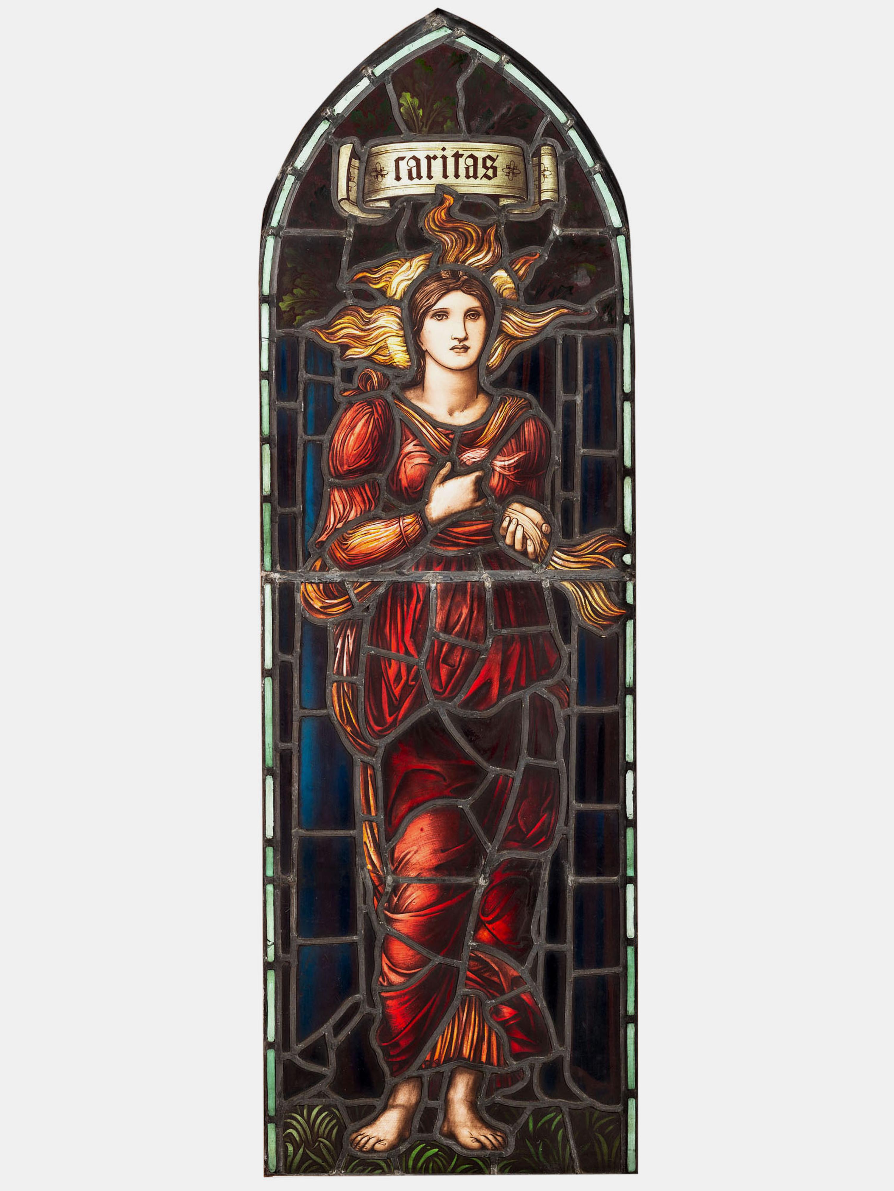 Caritas Stained Glass Window
