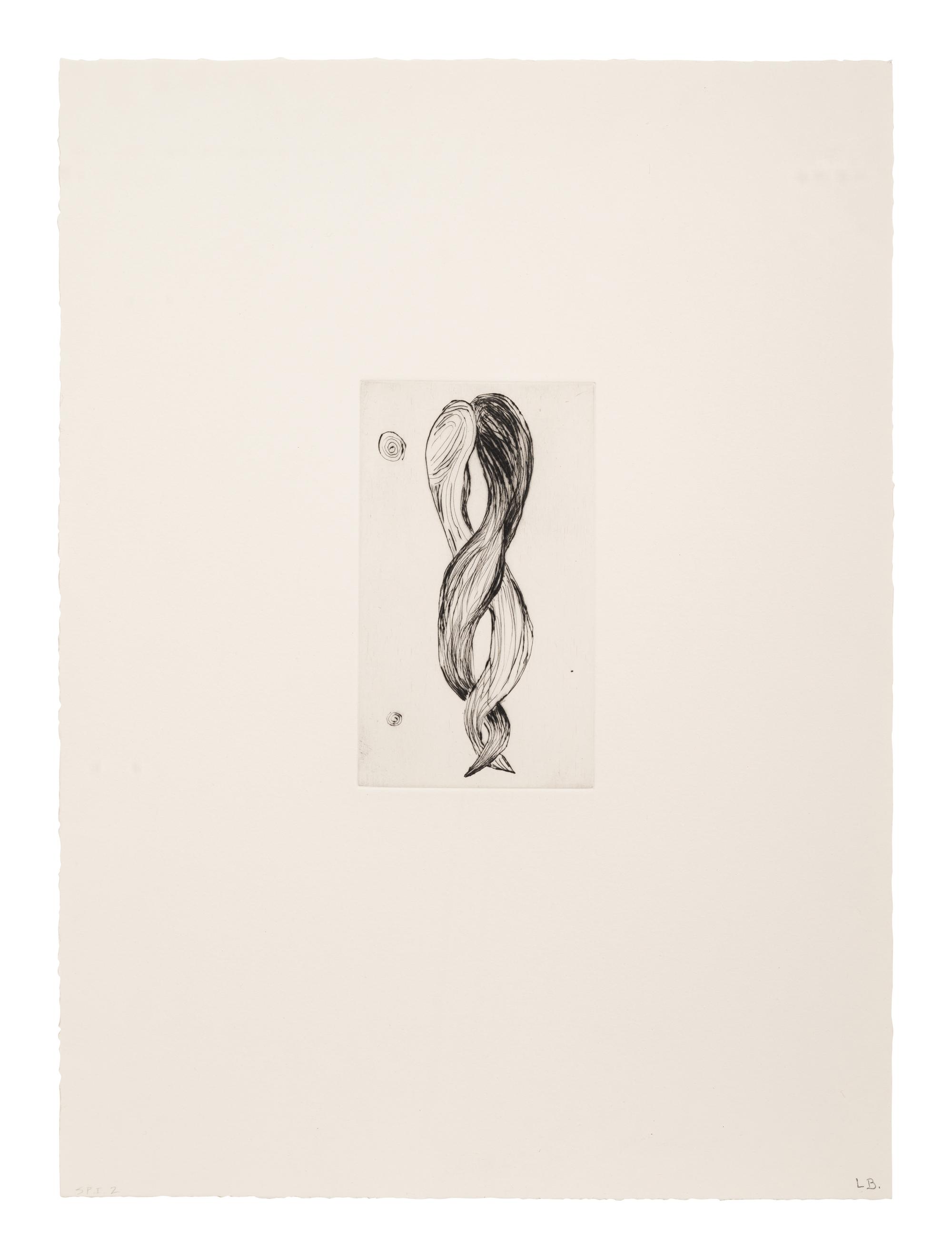 Untitled, no. 3 of 12 (Attempt at Meeting ; Hair) (from Anatomy)