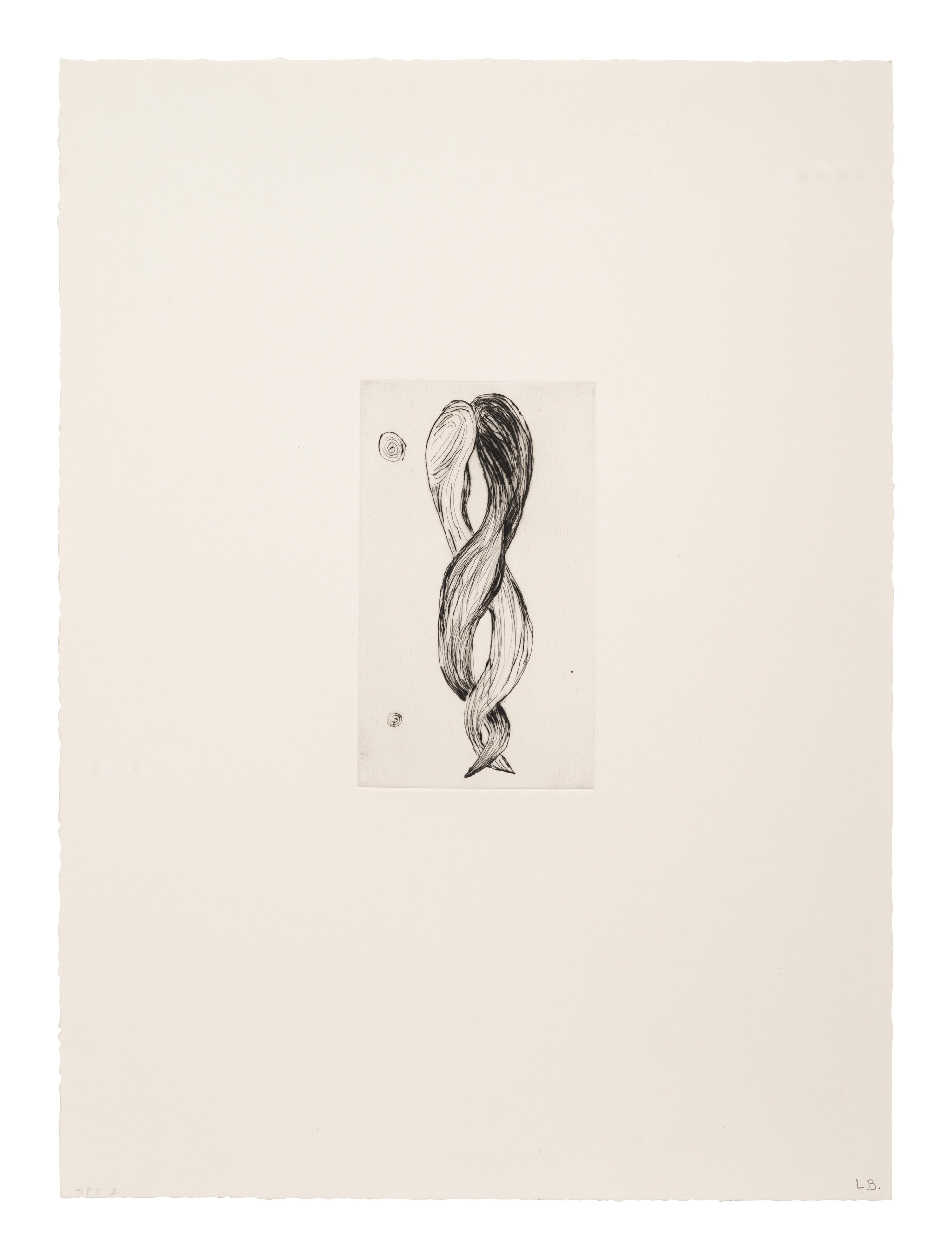 Untitled, no. 3 of 12 (Attempt at Meeting ; Hair) (from Anatomy)