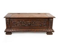 An Italian Renaissance Style Carved Walnut Cassone — 19TH/20TH CENTURY