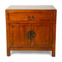 A Chinese Hardwood Cabinet with Iron Mounts — 20TH CENTURY