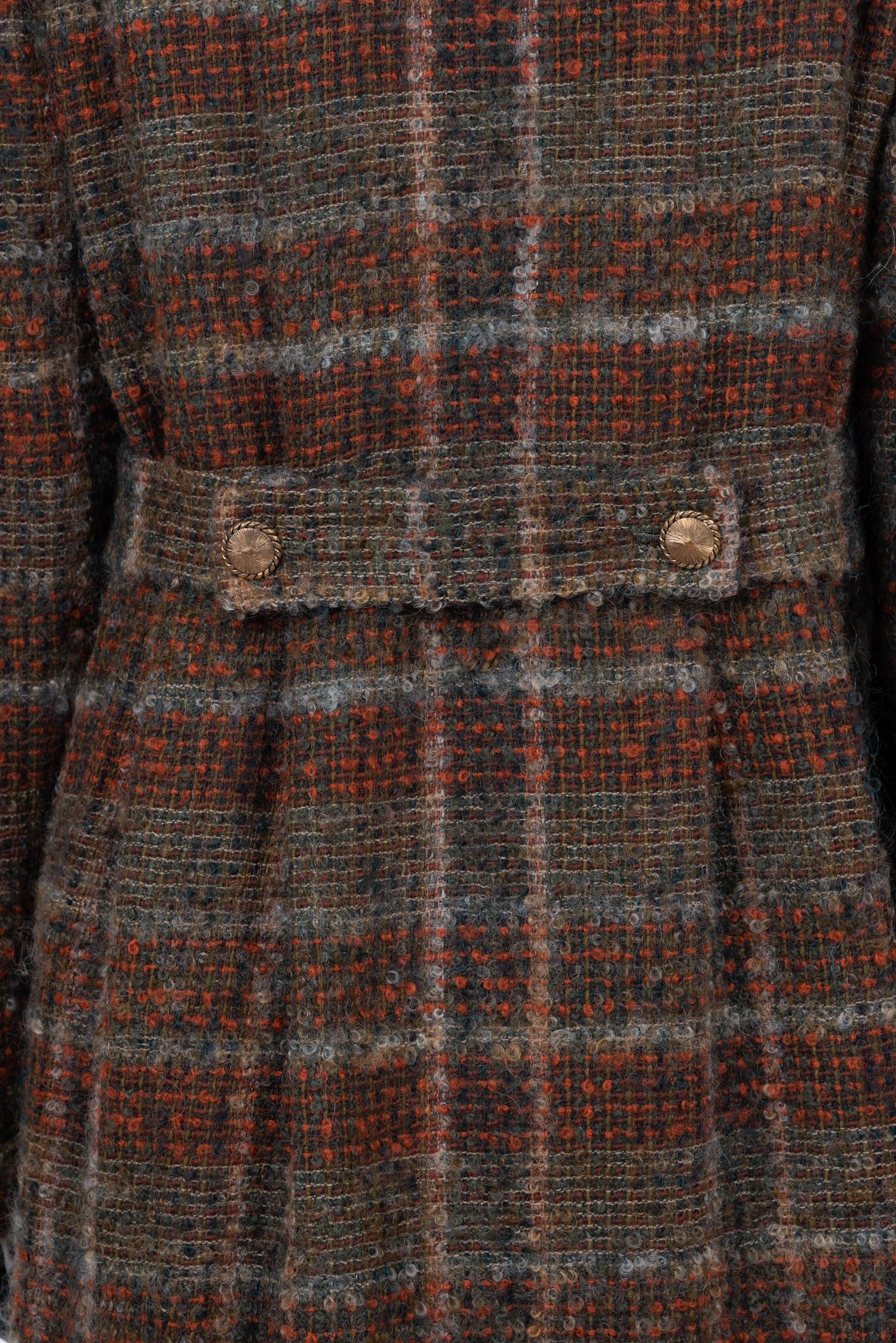 Chanel Haute Couture Skirt Suit and Coat, with Paulette Beret, 1981