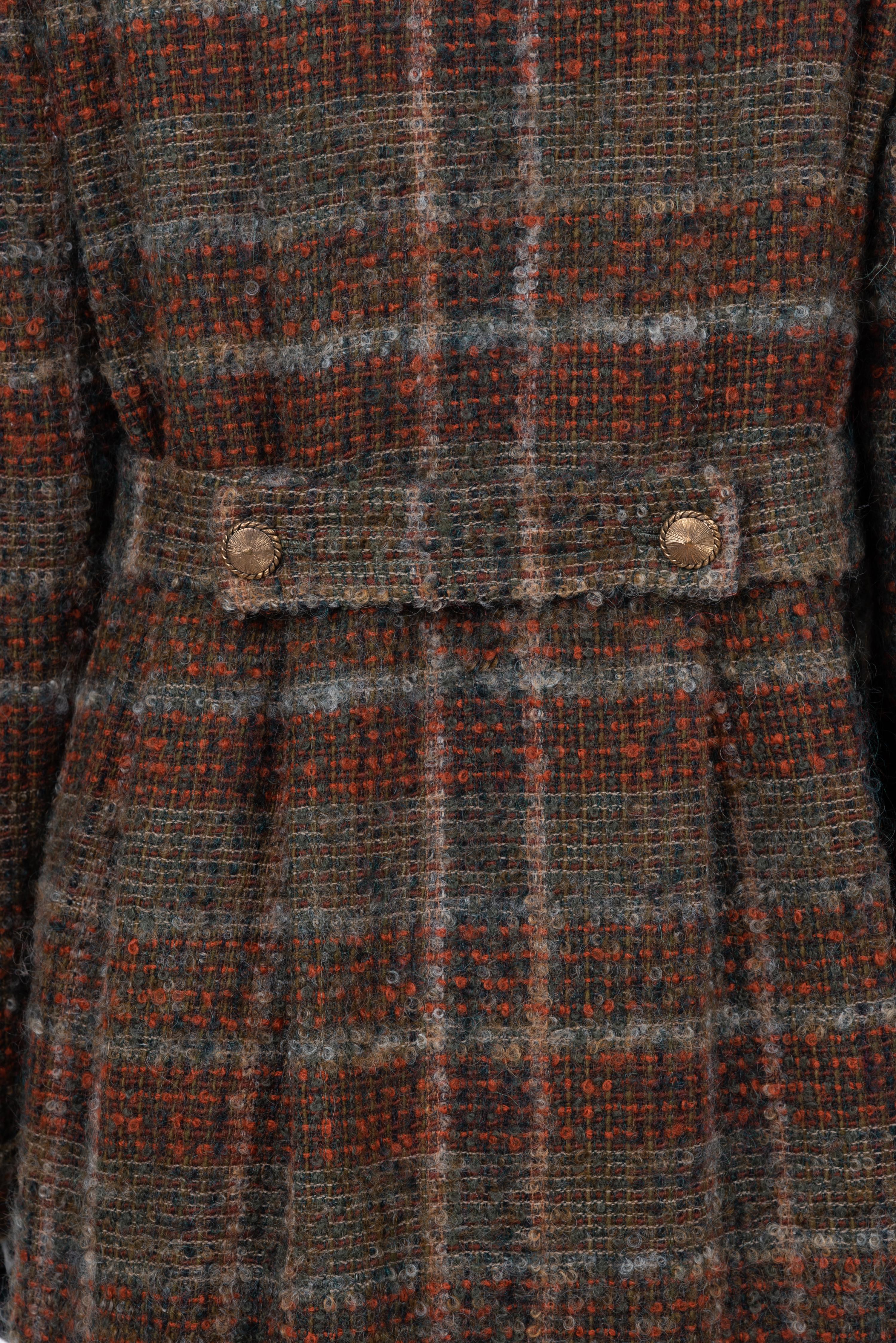 Chanel Haute Couture Skirt Suit and Coat, with Paulette Beret, 1981